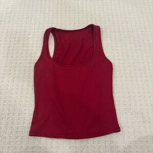 SHEIN Bold Red Tank Top
